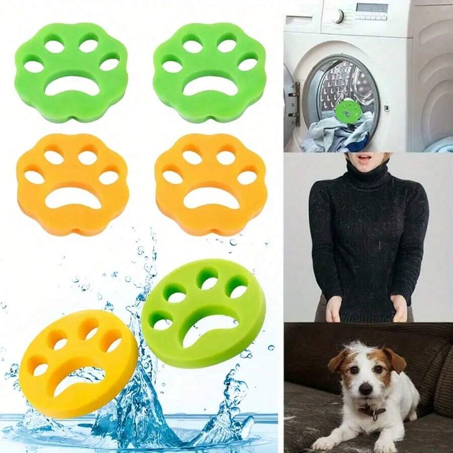 Pet Hair Remover For Laundry, Reusable Dog & Cat Fur And Lint Removal