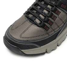 Giày thể thao nam SKECHERS chống mài mòn, giày đi bộ đường dài xuyên quốc gia, giày thể thao thường ngày có đệm buộc dây - Bụi hồng - Xem 3