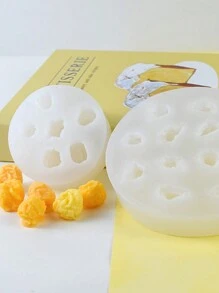 New 2pcs Popcorn Shape Silicone Candle Mold, DIY Homemade Candles Craft For Family