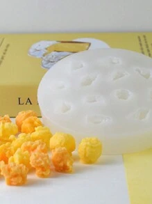 New 2pcs Popcorn Shape Silicone Candle Mold, DIY Homemade Candles Craft For Family