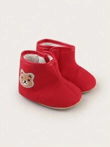 秋冬季婴儿童厚底鞋男女童可爱防滑防撞婴儿鞋1岁保暖鞋