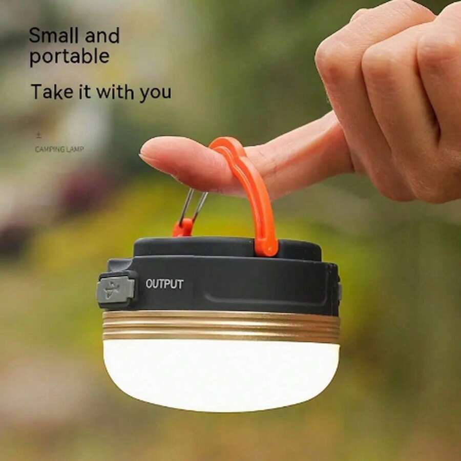 1 Đèn Mini Đa Năng Cho Cắm Trại Đi Bộ Đường Dài, Đèn Lều Di Động - Nhiều màu - Xem 1