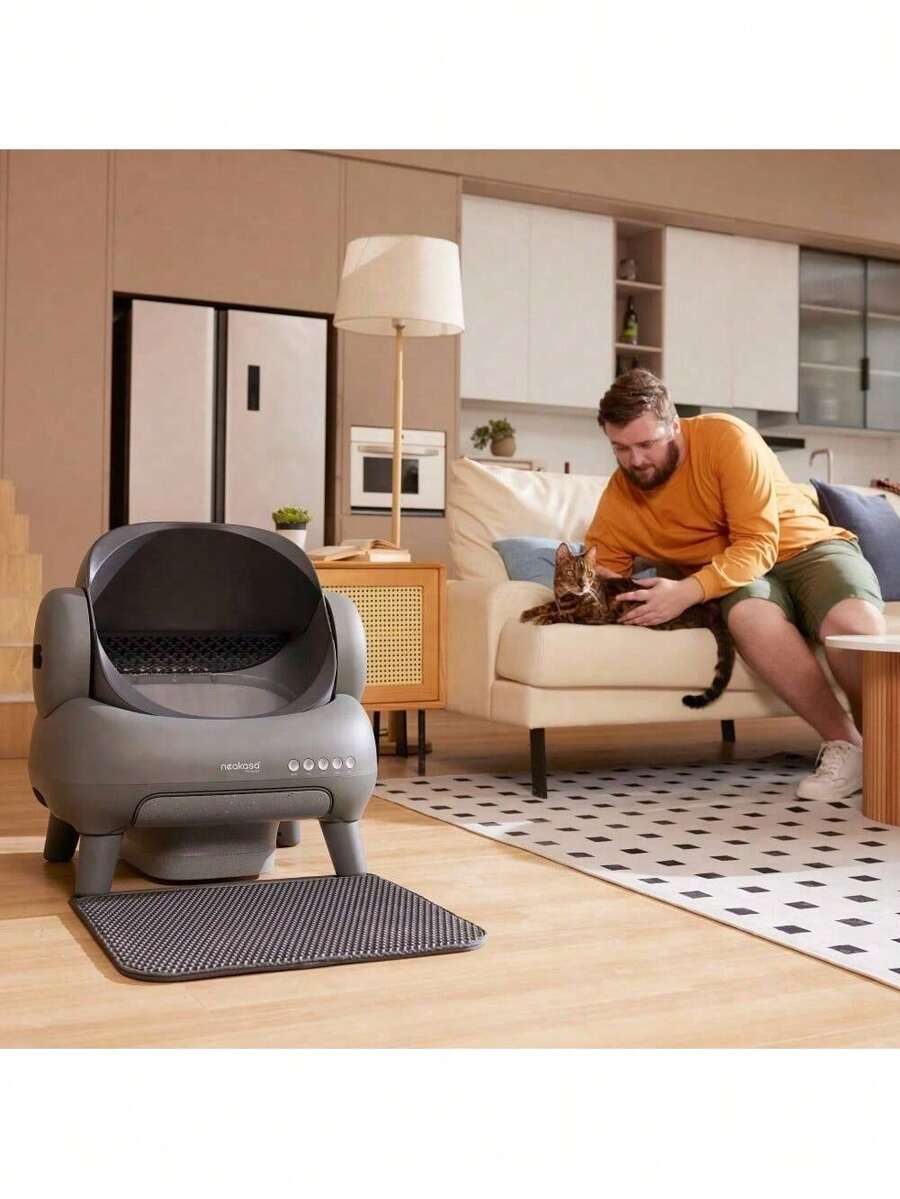 OpenTop SelfCleaning Cat Litter Boxes, Automatic 7.17L Cat Litter Box