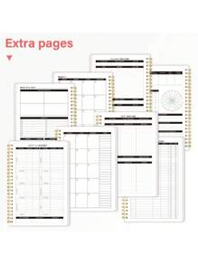 1pc Budget Planner, Simple Daily Weekly Monthly Budget Planner With Expense Tracker And Financial Analysis, Easy To Start, PINK Undated Financial Budget Planner With Period Goals, Back To School Supplies, Office Supplies - Nhiều màu - Xem 5
