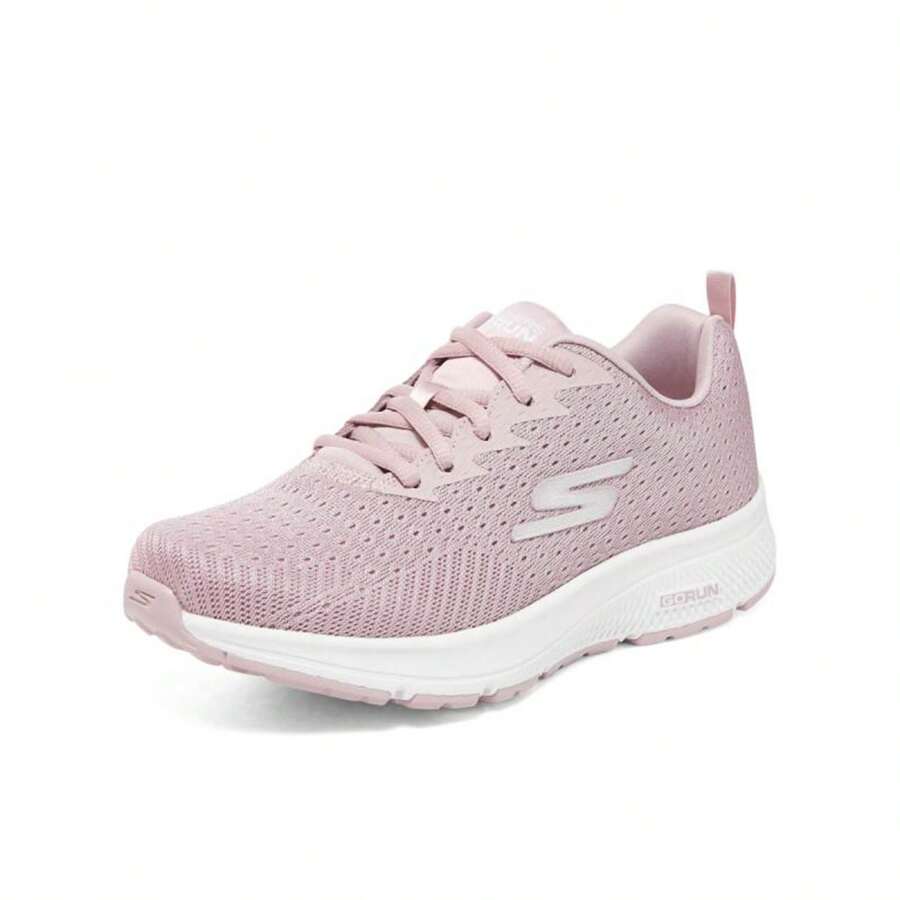 Skechers 128286-MVE 女式轻便粉色休闲运动鞋,缓冲舒适简约跑步鞋 - 茱萸粉 - 查看 1