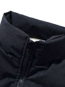 1pc Tween Girls Versatile Fashionable Casual Outdoor Sport Thermal Lined Thickened Jacket, Winter
