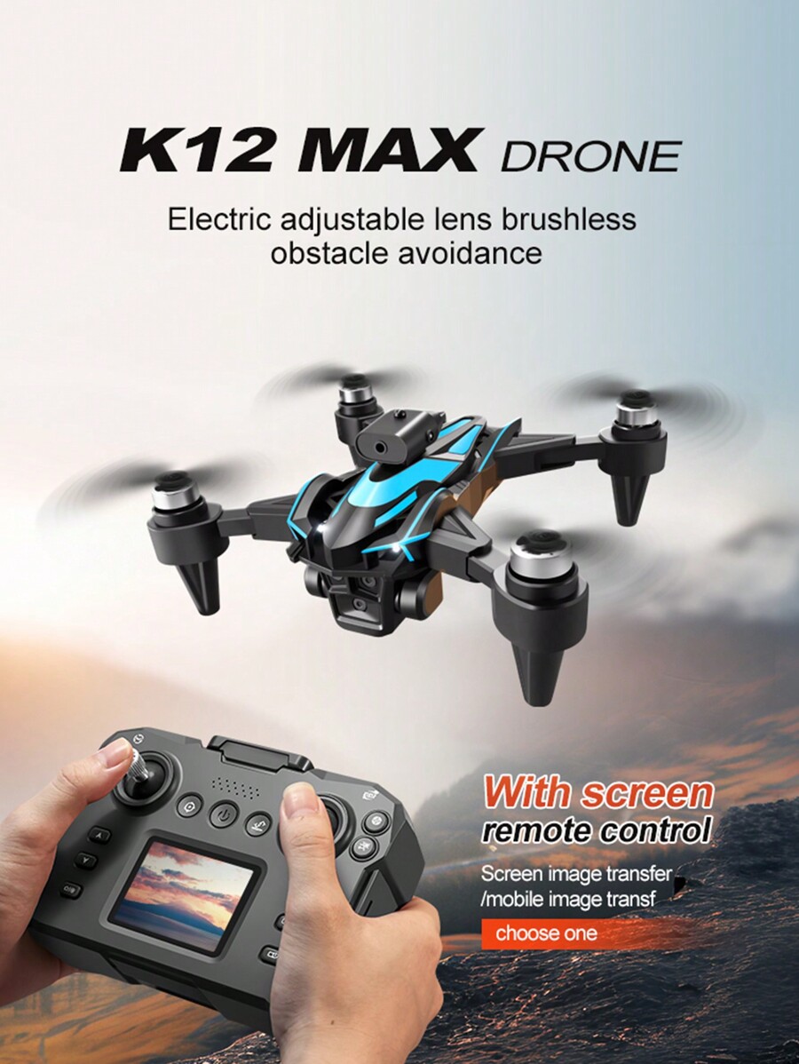 New Model K12 Foldable Remote Control Drone. High Configuration Version, Equipped With An