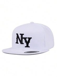 1pc, Unisex Gothic Letter NY, 3D Embroidered Baseball Cap, Baseball Game Fits,Basketball,Fall Fits,Sports Style,90's Outfit,Bright Colors,For Women,Sports Hip-Hop Cap, Adjustable Outdoor Sun Protection Casual Cap For Travels, Parties And Beach - Solid Color - View 14