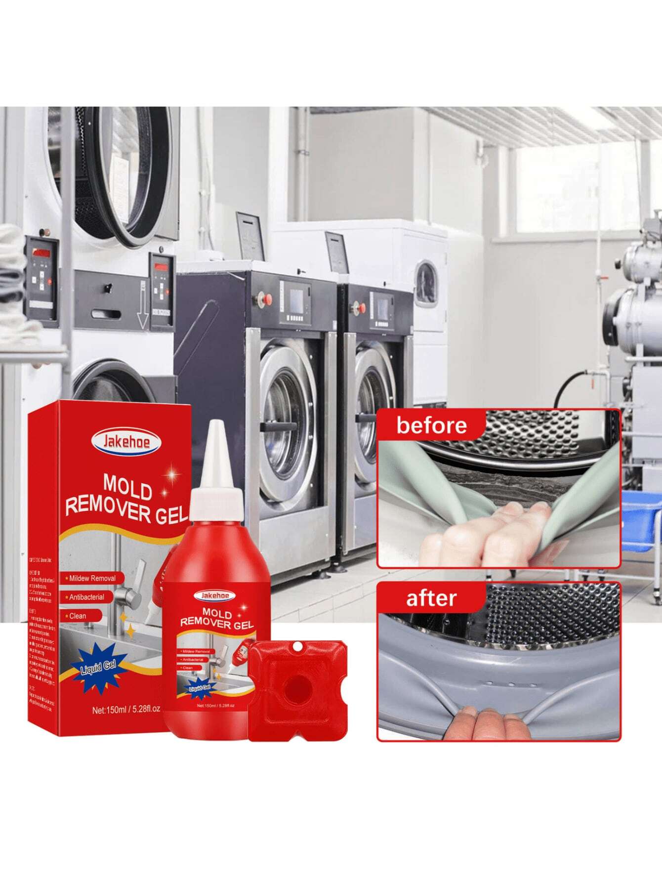 MultiPurpose Mold Remover Gel For Wall, Tile Grout, Refrigerator