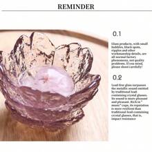 Cute Pink Cherry Blossom Dipping Sauce Dish, Creative Cherry Blossom Hammered Pattern, Catering & Home Kitchen Gold-Trimmed Dipping Sauce Plates, Small Bowl, Exquisite Seasoning Plate, Multi-Purpose,School Supplies