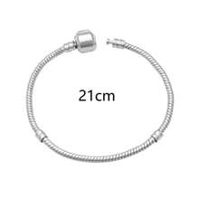 1 件时尚蛇链串珠手链，适合女性日常佩戴 - 銀色 - 查看 10