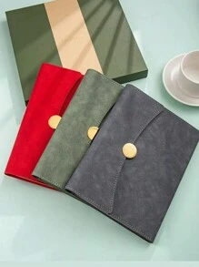 1 set Taccuino/Diario ad anelli di formato A5 con chiusura magnetica, blocco note premium per il business