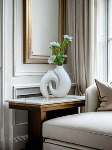 2 Stück/Set minimalistischer Kunsthandwerk Vase, Heimdekoration Accessoires geeignet für Wohnzimmer, Arbeitszimmer, Schlafzimmer, Feiertags-Party, Esszimmertisch, Blumenvase Heimdekoration Neujahrsgeschenk - Verschiedenfarbig - Übersicht 4