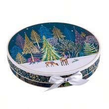STPGOODS Winter Forest Dessert Plate Set Of 2 Bone China Christmas Plates 7.5" - 1 - View 5