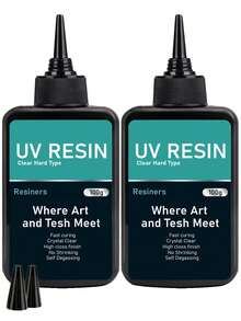 Nhựa UV cao cấp 100g/500g - Nhựa UV trong suốt 3,53oz/17,64oz dùng làm đồ trang sức, đồ thủ công DIY - Đóng rắn nhanh, độ bóng cao và không có bọt khí, lớp phủ và dự án nghệ thuật - Trong sáng - Xem 4