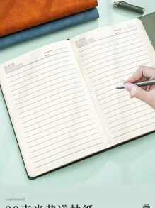 1 set Taccuino/Diario ad anelli di formato A5 con chiusura magnetica, blocco note premium per il business