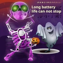 1 件摇摆骨架减压玩具 - 趣味玩具、骨架玩具、学生礼物、家居装饰、节日礼物、生日礼物、复活节礼物、圣诞节礼物、完美礼物 - 彩色 - 查看 9