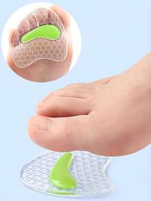 1 双女鞋前掌垫防滑硅胶足部疼痛缓解垫适用于高跟鞋凉鞋凝胶鞋垫 - 彩色 - 查看 5