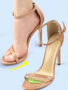 1 双女鞋前掌垫防滑硅胶足部疼痛缓解垫适用于高跟鞋凉鞋凝胶鞋垫 - 彩色 - 查看 6