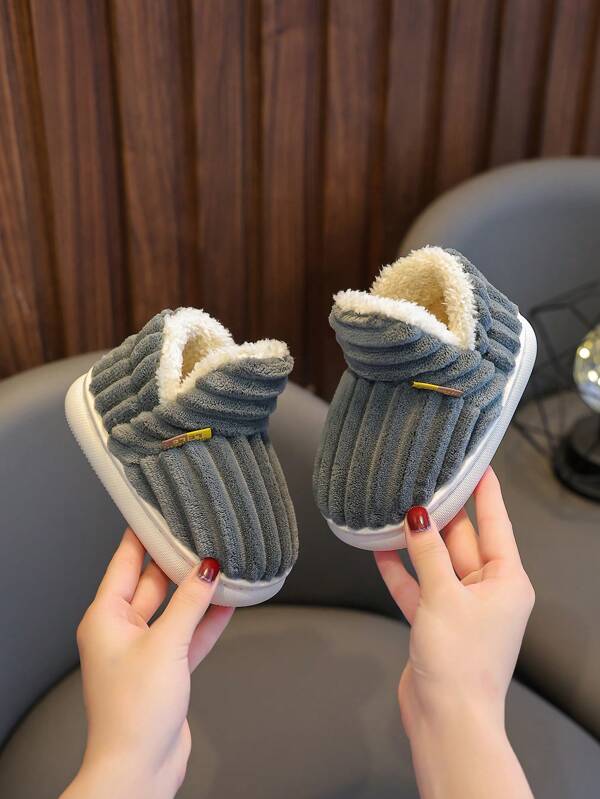 Autumn And Winter Girls' Slippers Are Simple, Casual, Comfortable, Non Slip, Soft Soled, And Warm For Home Use