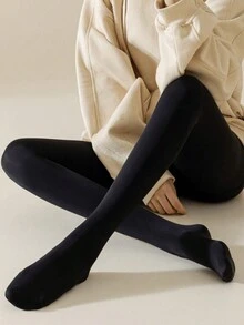 1 pieza Medias de moda albaricoque color moda - Albaricoque - Ver 7