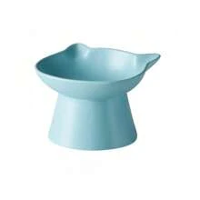 宽边猫碗，陶瓷宠物食品水碗，带凸起支架保护颈部，适用于狗和猫 - 彩色 - 查看 15