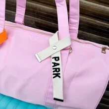 Etiquetas personalizadas de equipaje tejidas de colores - Cintas bordadas personalizadas para mochilas, etiquetas de equipaje, idea de regalo única, fácil de adjuntar y desprender, versátil, de gran capacidad, funcional, plegable, práctica, minimalista, kawaii, vibraciones de vacaciones/vacaciones, ocio, básicos rosa intenso, azul real, verde, rojo burdeos, oro personalizado, único, regalos personalizados personalizados para mujeres, bolsa de aseo, regalos ideales para ella, novia, familia, amigos, niños, niñas rosas para aniversarios, para cumpleaños, para vacaciones/vacaciones, para la escuela, para exteriores/salidas/viajes/senderismo/estadio/deportes/escalada, regalos ideales para él, regalos ideales para ella, ella, familia, amigos, novia, para aniversarios, para cumpleaños, para vacaciones/vacaciones, para exteriores/salidas/viajes/senderismo/estadio/deportes/escalada, para negocios/viajes/trabajo/oficina, etiqueta de equipaje personalizada, estilo casual chic de la calle