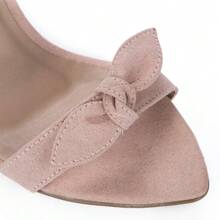 Women Heeled Sandals - Dusty Pink - View 4