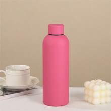 16oz Stainless Steel Elegant Slim Mouth Insulated Water Bottle, High-Quality Outdoor Portable Large Capacity Sports Water Cup, Customizable, 1pc Set Easy To Clean, Exquisite,High-Quality Custom,Personalized,Unique Ideal Gifts For Her Her,Boyfriend,Girlfriend,Dad,Mom,Family,Friends,Son,Daughter,School Students,Workers,Kids School,Home,Office