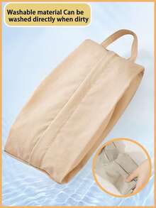 袜子和内衣收纳袋便携式旅行化妆包拉链分类小包大容量折叠挂式配件袋多功能旅行收纳袋 - 彩色 - 查看 6