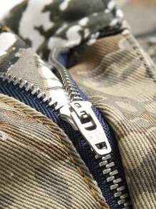 European & American Style Men Slim Fit Straight Leg Jeans - Multicolor - View 6