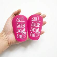 1 paio di parastinchi per calcio di colore rosa, taglia XS, leggeri, per la protezione delle gambe