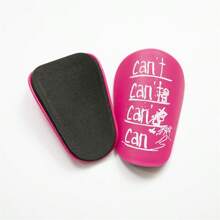1 paio di parastinchi per calcio di colore rosa, taglia XS, leggeri, per la protezione delle gambe
