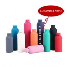 16oz Stainless Steel Elegant Slim Mouth Insulated Water Bottle, High-Quality Outdoor Portable Large Capacity Sports Water Cup, Customizable, 1pc Set Easy To Clean, Exquisite,High-Quality Custom,Personalized,Unique Ideal Gifts For Her Her,Boyfriend,Girlfriend,Dad,Mom,Family,Friends,Son,Daughter,School Students,Workers,Kids School,Home,Office