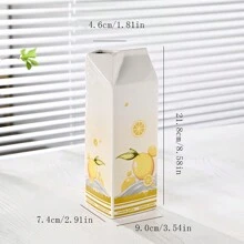 1 chiếc bình đựng sữa bằng gốm, bình đựng dâu tây để bàn trong nhà, kiểu bình đựng sữa độc đáo, trang trí ngoài trời - Nhiều màu - Xem 12