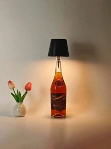 1pc Rechargeable Bottle Stopper Lamp, 3-Color Temperature & Dimmable, Touch Control, Suitable For Home, Restaurant, Bar, Tabletop Decor - Friend - View 6
