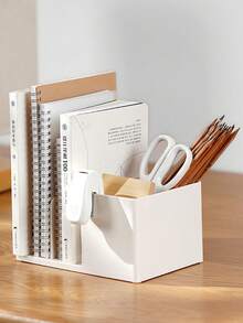 1 hộp đựng đồ trang điểm để bàn dung tích lớn sáng tạo & tươi mới. Hộp đựng đồ chắc chắn, gọn gàng, tiết kiệm không gian, hộp đựng đồ đa năng, hộp đựng đồ dùng văn phòng phẩm, nhiều loại có sẵn - Nhiều màu - Xem 7