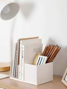 1 hộp đựng đồ trang điểm để bàn dung tích lớn sáng tạo & tươi mới. Hộp đựng đồ chắc chắn, gọn gàng, tiết kiệm không gian, hộp đựng đồ đa năng, hộp đựng đồ dùng văn phòng phẩm, nhiều loại có sẵn - Nhiều màu - Xem 3