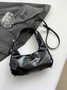 Dedoo 少数民族设计手提包2024秋冬新款女包外贸串珠单肩包复古斜挎包 - 黑色 - 查看 6