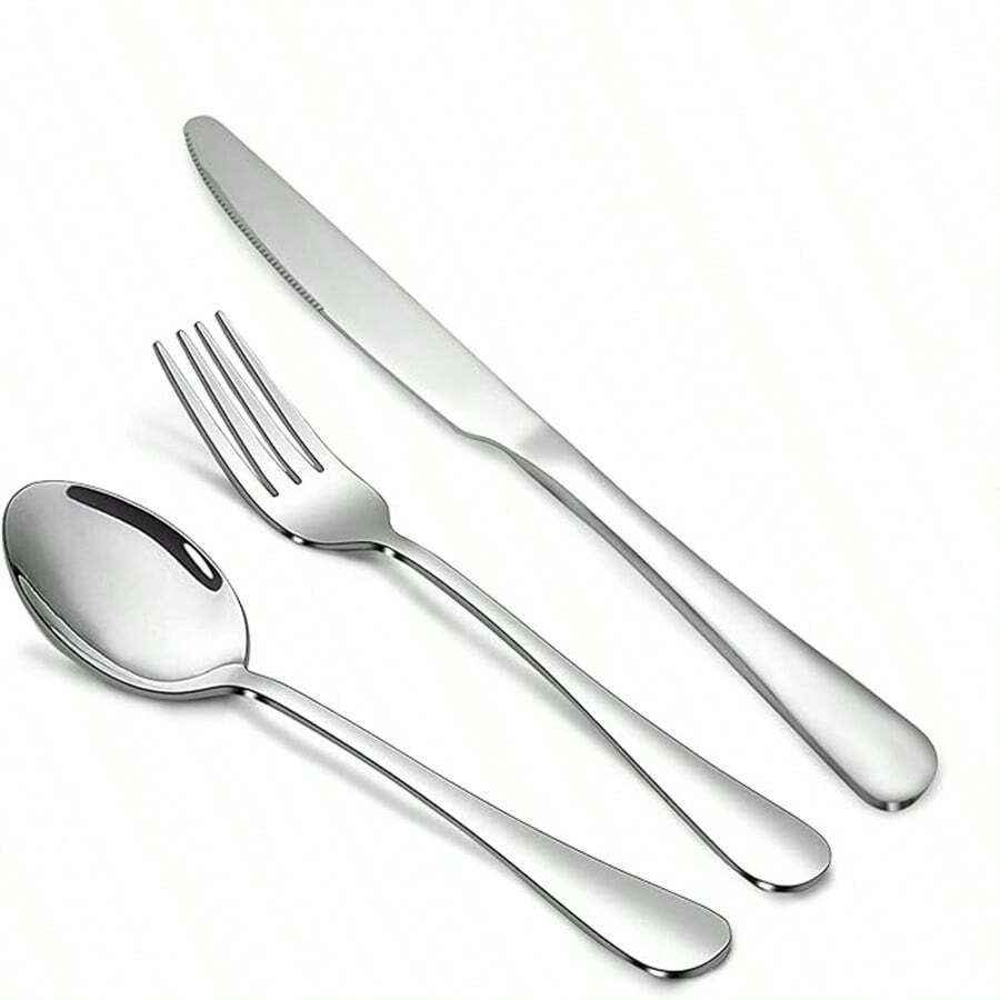 3pcs Premium Steak Knife And Fork Set, HighEnd Stainless Steel