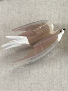 New Creative Acrylic Claw Hair Clips, Unique Design Stars, Sun, Hair Claw Hair Accessories For Girls, Cute & Lovely New Acrylic Hair Clips With Bird, Animal, Swallow Decor For Buns & Ponytails,Claw Clips,Hair Jaw Clip,Hair Clutch Fall Winter For Vacation Outfits Woman