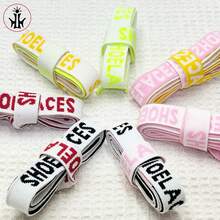 2 dây giày thiết kế hình trái tim, chữ và số ombre nhiều màu rộng 2cm có thể tùy chỉnh - đen/đỏ - Xem 3