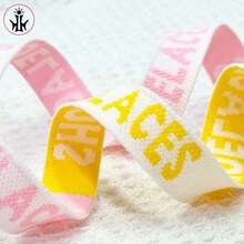 2 dây giày thiết kế hình trái tim, chữ và số ombre nhiều màu rộng 2cm có thể tùy chỉnh - đen/đỏ - Xem 6