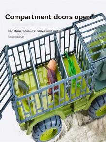 大型惯性恐龙玩具车-三角龙和霸王龙，与孩子互动培养恐龙兴趣 - 彩色 - 查看 4