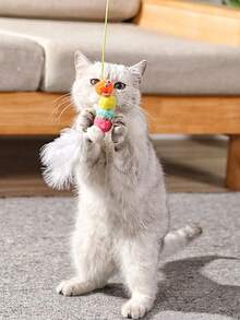 3/4/5/6/7 PCS Đồ chơi treo cửa hoạt hình mèo ngẫu nhiên, Đồ chơi cho mèo trong nhà, Quà tặng Giáng sinh - Nhiều màu - Xem 6