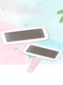 1pc Pet Grooming Brush Kit, Cat Slicker Brush, Deshedding Tool For Dogs - Multicolor - View 3