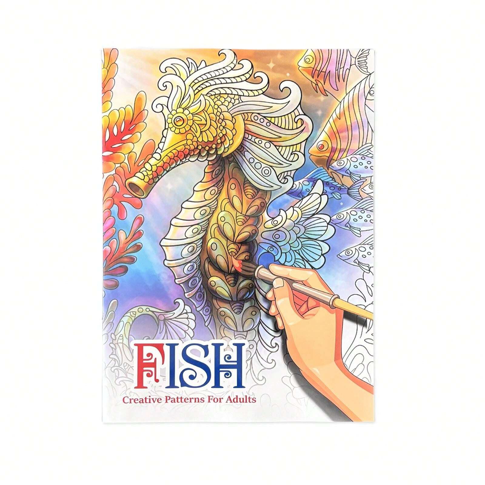 1 Piece English Coloring Book, Exquisite Designs To Help Children Enjoy