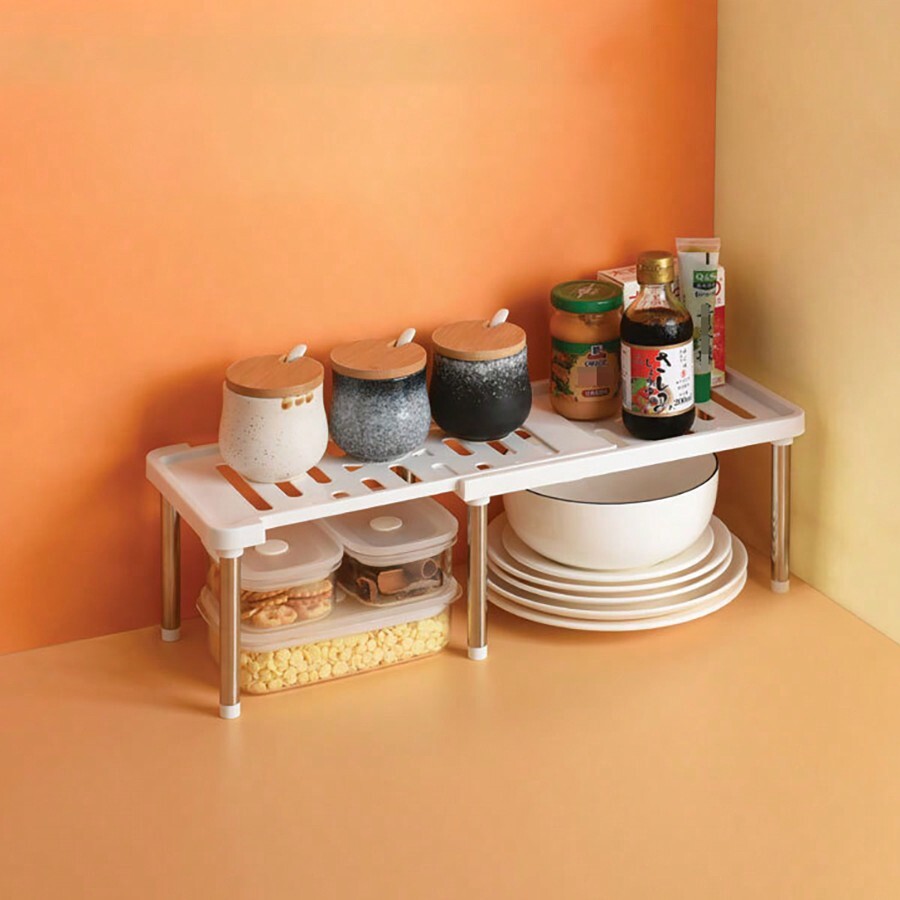 Kitchen Storage Expandable Organizer Shelf Kitchen Cupboard