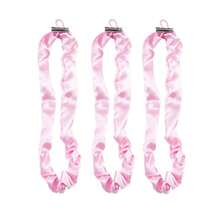 3 chiếc, Dây buộc tóc có thể điều chỉnh, Dây buộc tóc bằng lụa satin siêu dài, Dây buộc tóc chống trượt phù hợp với tóc xoăn tự nhiên dày, Phụ kiện tóc mềm mại và dễ sử dụng, Dây buộc tóc bền - Nhiều màu - Xem 15