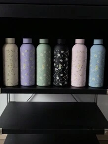 1 件 500 毫升/16.91 盎司雏菊系列真空保温杯、冷饮瓶、小口水瓶、健身和户外运动水壶、学校用品、节日礼物 - 彩色 - 查看 3